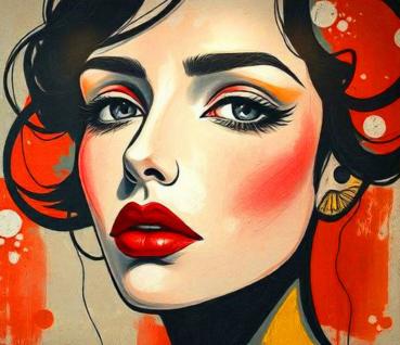 buntes gesicht gemat pop art street art -peggy liebenow_4